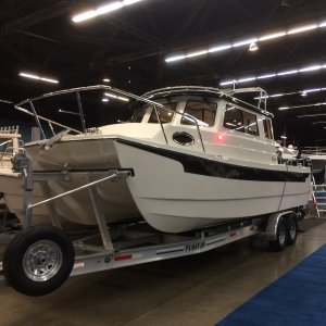 2017 TomCat at the Portland Boat Show