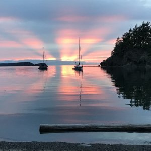 June - Sunset - Matia Island