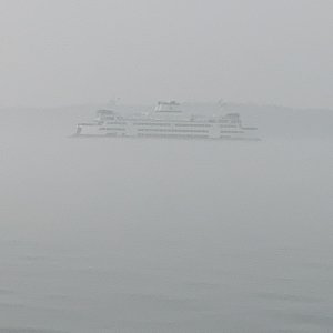 Sept - Ferry in Smoke and Fog