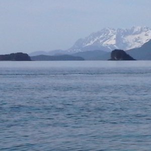 Gull and Bird Islands departing Amalga Harbor