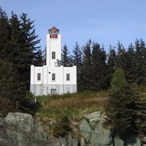 Sentinel Island lighthouse