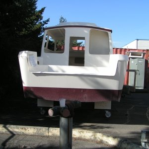 (Pat Anderson) 4-8-05 Outside, view over transom