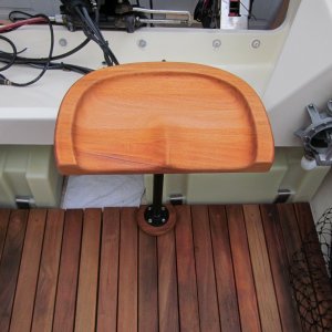 Handmade Mahogany Kicker Seat