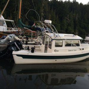 Ready to go fishing.