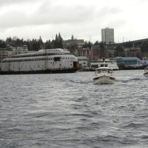 Media 'Daydream and Miss Mirth with the Kalakala in the background.' in album 'Anna Leigh - The Christmas Boat'