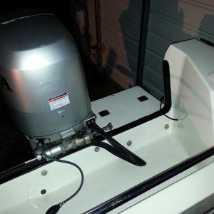 Transom much cleaner now