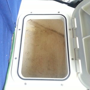 New hatch in place
