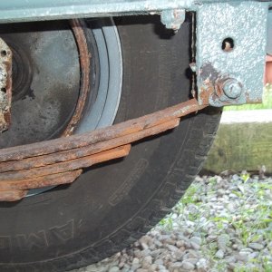 July 8/2011..old trailer leaf springs ( 3 )