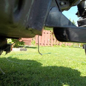 23/08/11...lowered my Airmar P66 transducer about a 1/4" to see if this will improve reception?