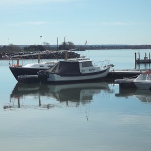 Friday May 17th.  boat finally in Marina