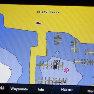 Garmin 742xs Navigating Chart