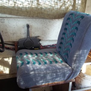 Media 'New Helm seat for $10.00 from a friends boat. It's all springs , way better for my back. Seat came from the Freedman Seating Co. Year 03/15' in album '1985 C-Dory 22 Angler Classic entering Canadian  Customs  Oct.9/09'