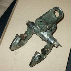 Media '(Da Nag) Cast bronze rod holders, circa 1955' in album 'Dana G battling the monster'