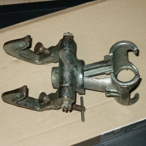 Media '(Da Nag) Cast bronze rod holders, circa 1955' in album 'Dana G battling the monster'