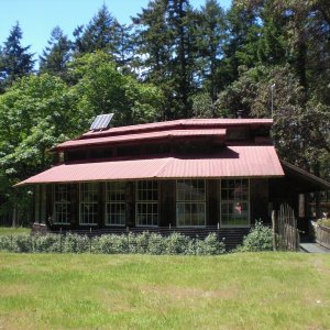 School house on Stuart Island only has two pupils!