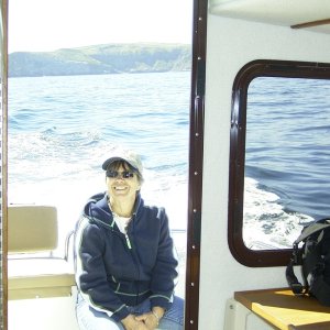 Media 'Sue enjoying the ride' in album 'Getting ready to leave the dock'