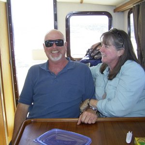 Media 'Roger & PJ enjoying the ride' in album 'Getting ready to leave the dock'