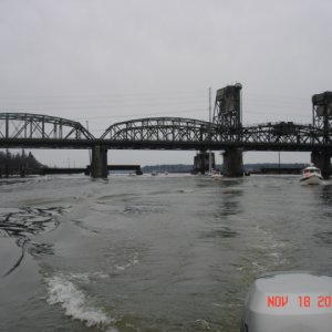 At the bridge