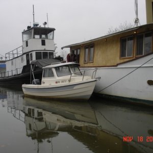 16 C-Dory that resides up the river