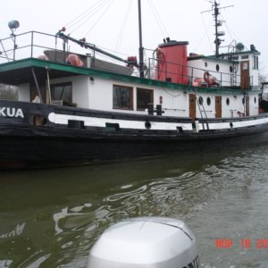 Once owned by Sause Bros. Ocean Towing, the KOKUA towed lumber barges up & down the coast & to Hawaii until the end of its career.