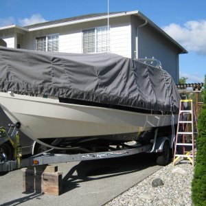 New Sunbrella boat cover from Ed @ Angola Canvas