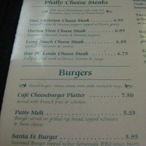 Partial Menu
