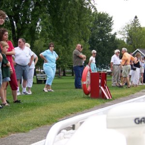 Did we mention the curious crowds that six C-Dories in a lock will attract?