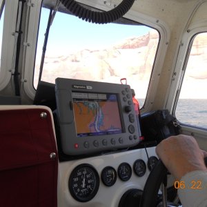 Media 'Helm has the goodies' in album 'Sunset towards Bull Frog Marina, Lake Powell 2012'
