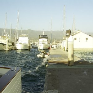 Media 'Santa Barbara - Getting a bit rough in the Harbor' in album 'Santa Barbara - Old Glory at full furl'