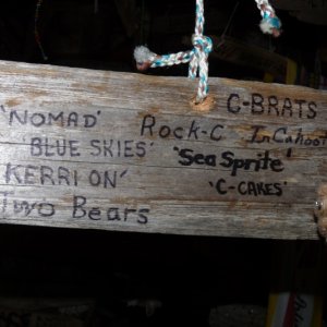 Conover Cove sign