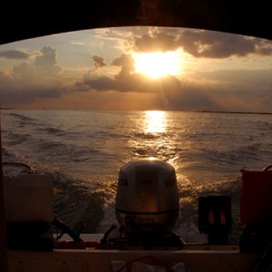 Early morning in the Gulf