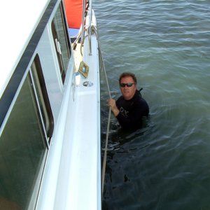 Scrubbing and scraping the bottom...