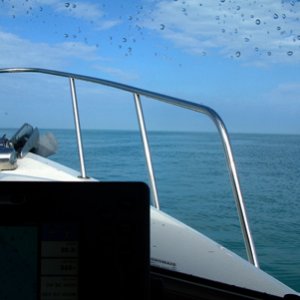 View through the windshield