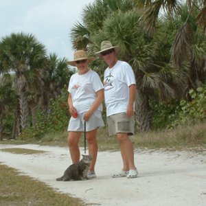 Hiking on Key Biscayne