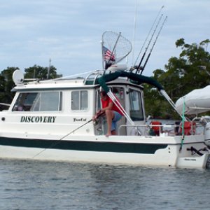 Discovery trying to catch us some supper