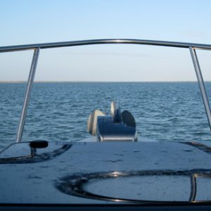 Calm morning, heading into the Gulf