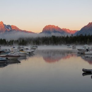 Marina at sunrise
