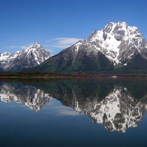 mountain reflection
