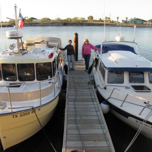 Willie\'s Tug (with Wilma) and Wild Blue (with the Blonde)