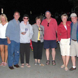 Walking back to the dinghies