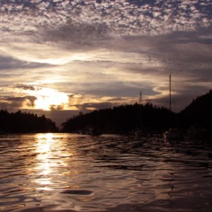 Clouds at sunset at Montague