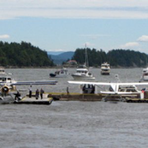 Entrance to Ganges Marina