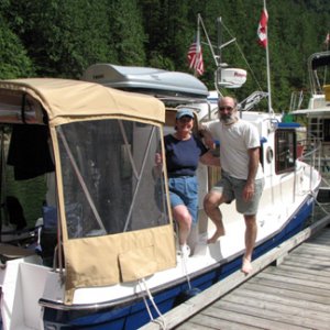 Met Mac and Linda onboard Island Ranger (formerly of Two Lucky Fish)