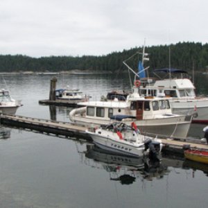 The docks at Gorge Harbour Marina