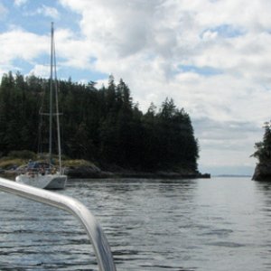 Heading out of Gorge Harbour