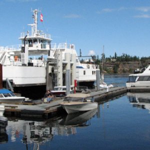 Man, that ferry is close!