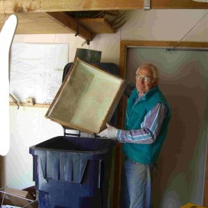 Throw out transom step mold