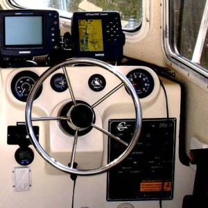 New Garmin Map/Sounder 198C and SS Steering Wheel