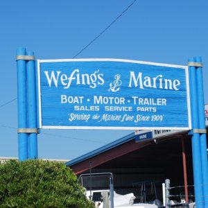 Wefings Marine where we purchased our new 2009 Tomcat 255 "Destiny" in September 2009