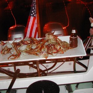 (Doug / Liberty Call) Crab, Beer, Friends.  Life Is Good!